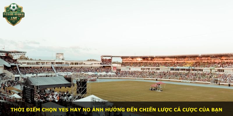 Thời điểm chọn Yes hay No ảnh hưởng đến chiến lược cá cược của bạn